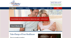 Desktop Screenshot of libertyhealthshare.org